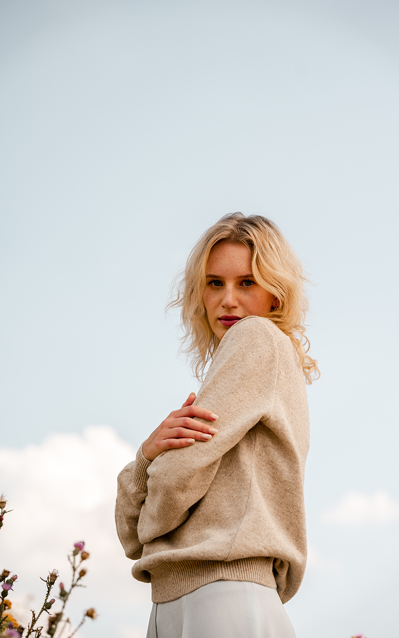 Hanf Pullover aus Naturfasern